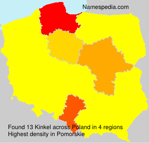 Surname Kinkel in Poland Surname Kinkel in Poland