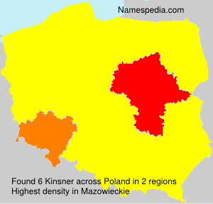 Surname Kinsner in Poland Surname Kinsner in Poland