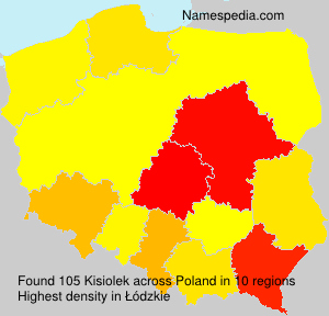 Surname Kisiolek in Poland Surname Kisiolek in Poland