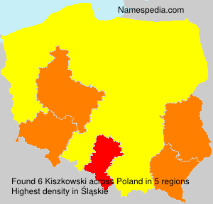 Surname Kiszkowski in Poland Surname Kiszkowski in Poland