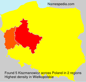 Surname Kiszmanowicz in Poland Surname Kiszmanowicz in Poland