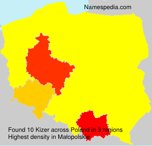 Surname Kizer in Poland Surname Kizer in Poland