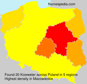 Surname Kizeweter in Poland Surname Kizeweter in Poland
