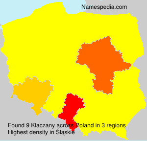 Surname Klaczany in Poland Surname Klaczany in Poland