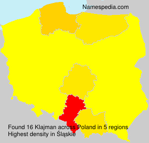 Surname Klajman in Poland Surname Klajman in Poland