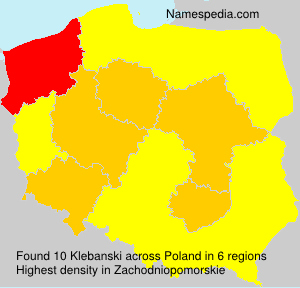 Surname Klebanski in Poland Surname Klebanski in Poland