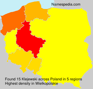 Surname Klejewski in Poland Surname Klejewski in Poland