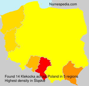 Surname Klekocka in Poland Surname Klekocka in Poland