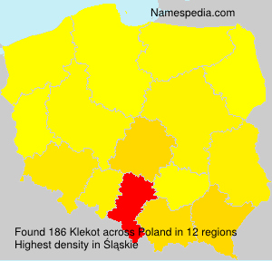 Surname Klekot in Poland Surname Klekot in Poland