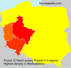 Surname Klemt in Poland Surname Klemt in Poland