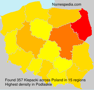 Surname Klepacki in Poland Surname Klepacki in Poland
