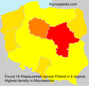Surname Klepaczewski in Poland Surname Klepaczewski in Poland