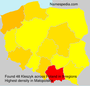 Surname Kleszyk in Poland Surname Kleszyk in Poland
