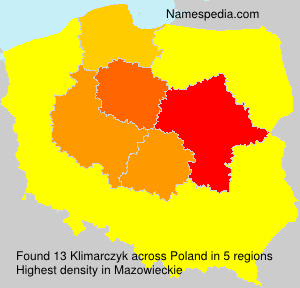 Surname Klimarczyk in Poland Surname Klimarczyk in Poland