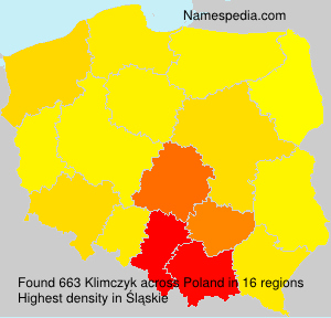 Surname Klimczyk in Poland Surname Klimczyk in Poland