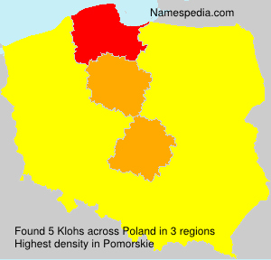 Surname Klohs in Poland Surname Klohs in Poland