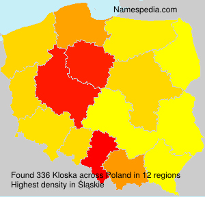 Surname Kloska in Poland Surname Kloska in Poland