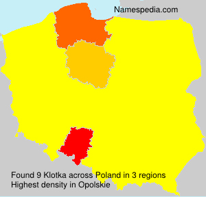Surname Klotka in Poland Surname Klotka in Poland