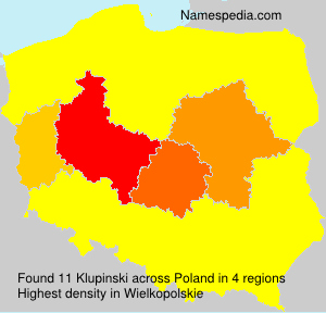 Surname Klupinski in Poland Surname Klupinski in Poland