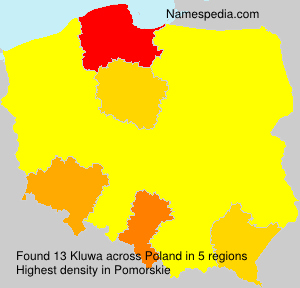 Surname Kluwa in Poland Surname Kluwa in Poland