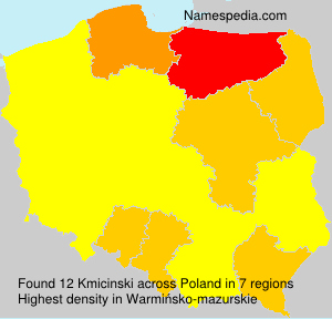 Surname Kmicinski in Poland Surname Kmicinski in Poland