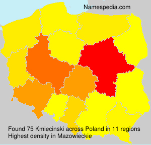 Surname Kmiecinski in Poland Surname Kmiecinski in Poland
