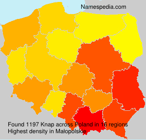 Surname Knap in Poland Surname Knap in Poland