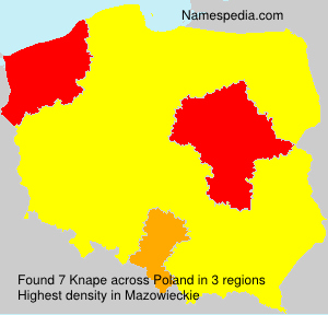 Surname Knape in Poland Surname Knape in Poland
