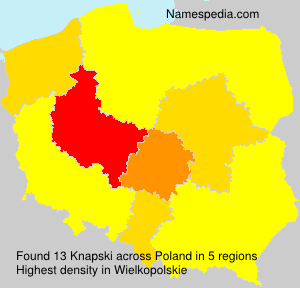 Surname Knapski in Poland Surname Knapski in Poland