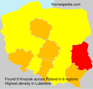 Surname Knaziak in Poland Surname Knaziak in Poland