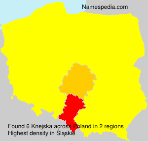 Surname Knejska in Poland Surname Knejska in Poland
