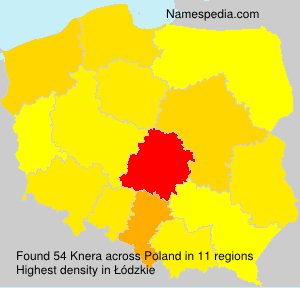 Surname Knera in Poland Surname Knera in Poland