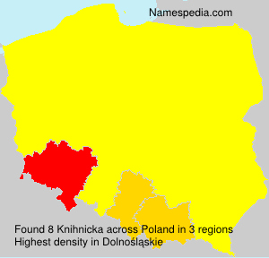 Surname Knihnicka in Poland Surname Knihnicka in Poland