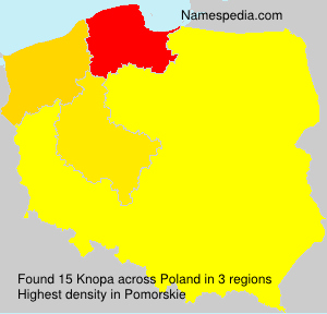 Surname Knopa in Poland Surname Knopa in Poland