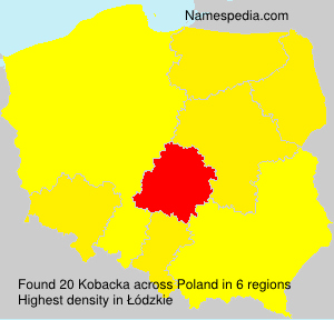 Surname Kobacka in Poland Surname Kobacka in Poland