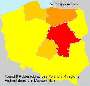 Surname Kobieracki in Poland Surname Kobieracki in Poland