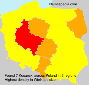Surname Kocanski in Poland Surname Kocanski in Poland