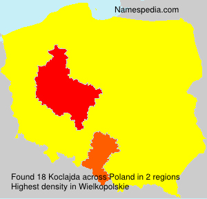 Surname Koclajda in Poland Surname Koclajda in Poland