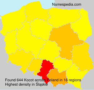 Surname Kocot in Poland Surname Kocot in Poland