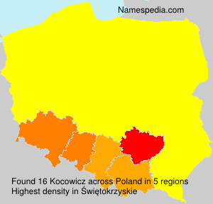 Surname Kocowicz in Poland Surname Kocowicz in Poland