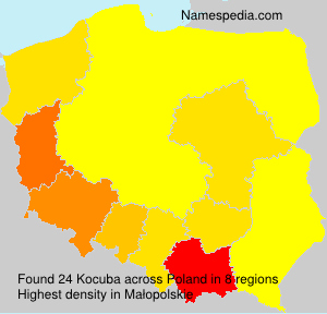 Surname Kocuba in Poland Surname Kocuba in Poland