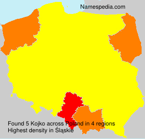 Surname Kojko in Poland Surname Kojko in Poland