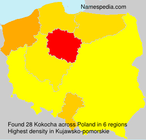 Surname Kokocha in Poland Surname Kokocha in Poland