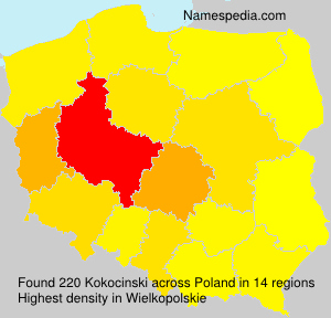 Surname Kokocinski in Poland Surname Kokocinski in Poland