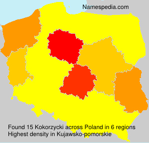 Surname Kokorzycki in Poland Surname Kokorzycki in Poland
