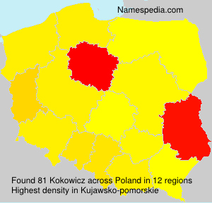 Surname Kokowicz in Poland Surname Kokowicz in Poland