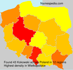 Surname Kokowski in Poland Surname Kokowski in Poland