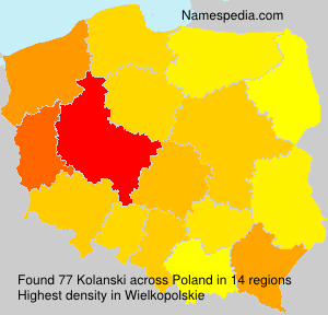 Surname Kolanski in Poland Surname Kolanski in Poland