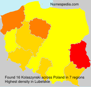 Surname Kolaszynski in Poland Surname Kolaszynski in Poland