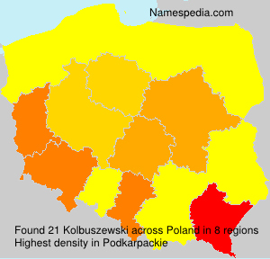 Surname Kolbuszewski in Poland Surname Kolbuszewski in Poland